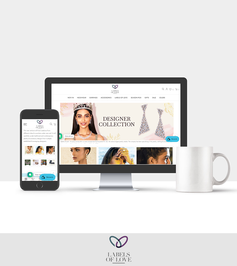 Website Development of LABELS OF LOVE