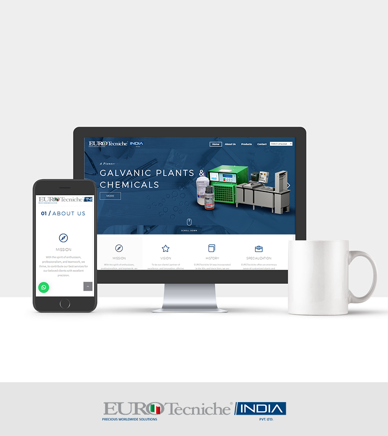 Website Development of Eurotech